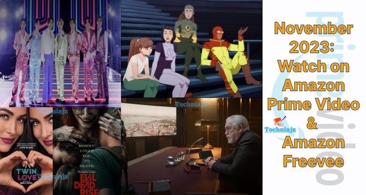 Get Ready to Stream: Amazon Prime Video's November 2023 Releases